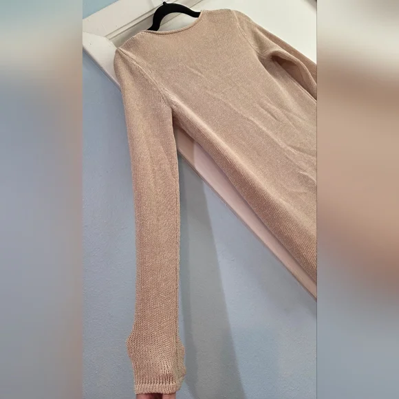 Women's J. McLaughlin Callum Sweater V Neck Havana Knit Yarn, Size XS - Picture 11 of 12